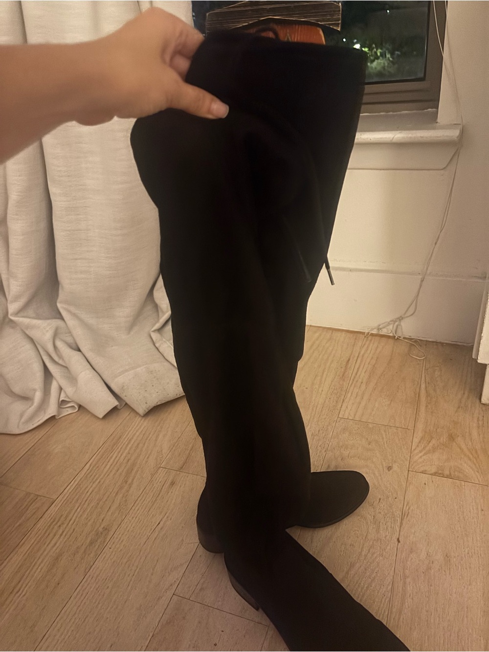 Black Women's over Knee-High Boots